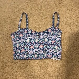 Hollister crop top/ bralette